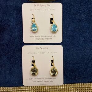 New Inspirational Stone Earrings